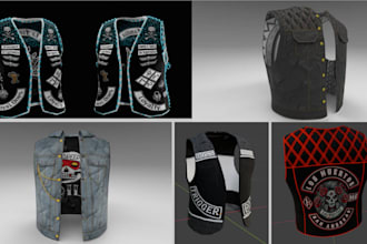create custom fivem cloth kuttes, vest, biker clothing