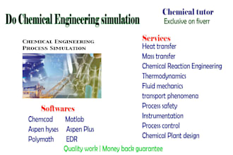 be your chemical, mechanical engineering expert
