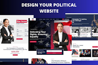 do political website, political campaign website, election website, politics web