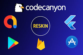 reskin android app, reskin codecanyon, redesign your app and develop new app