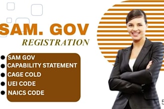 help in sam gov contract research, uei, cage code, capability statement