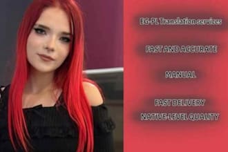 professional polish to english translation fluent and accurate