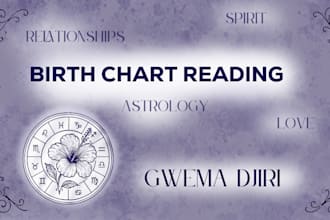 offer you a detailed astrology birth chart and answers