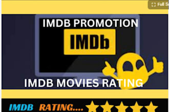 boost your imdb, starmeter ranking, imdb page create, imdb, tv shows promotion