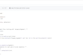 analyze your data, write scripts, or teach you python, r, or bioinformatics