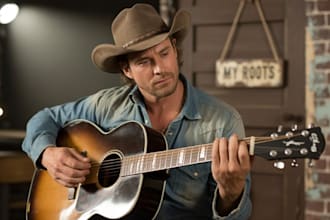 write, record country pop, ballad song, fiddle, mandolin as male country singer