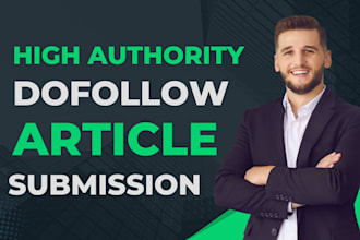 do 50 article submissions backlinks off page SEO