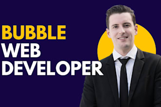 design bubble website bubble mvp saas bubble app developer