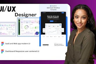 do design fintech or crypto app UI UX saas dashboard and web app in figma