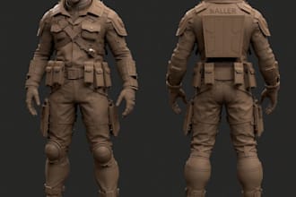 do detailed 3d models for printing characters creatures and busts for printing