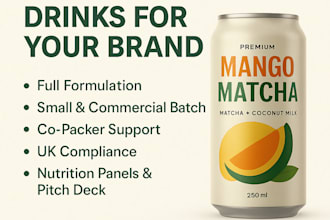 formulate premium rtd matcha and plant based drinks for your brand