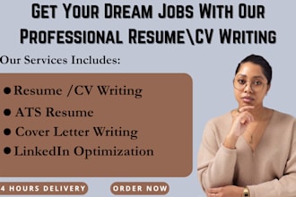 professionally write and upgrade your resume CV cover letter and linkedin