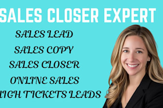 be your sales closer sales rep sales person sales lead online sales copy