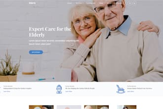 home care healthcare elderly care nursing hospital home care website