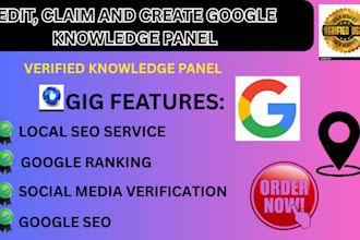 create verified google knowledgepanel for individual and companies