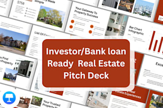 real estate investor ready pitch deck property agent vcs deck realtor pitch deck