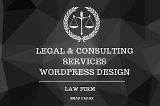 design legal consulting landing pages for law firms tax advisor attorney notary