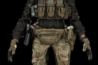 create, port or edit sfm model, gmod, mmd, 3d playermodel, vrchat, tf2 character