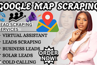 do google map scraping, business leads, cold calling, sales leads, solar leads