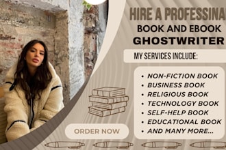 be a non fiction ghostwriter, self help ebook ghostwriter, ghost book writer