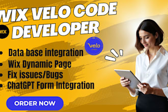 wix velo code wix automation wix database dynamic page wix cms wix seo fix wix