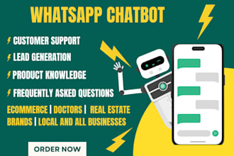 create whatsapp chatbot, whatsapp business API, ai chatbot, whatsapp automation