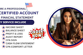 audit CPA comfort letter, income verification letter, signed CPA mortgage
