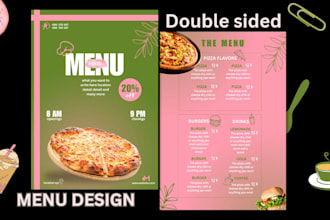 be your food menu restaurant menu and menu design expert