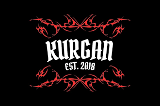 design a y2k or brutalist logo with grunge aesthetic