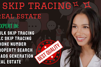 do real estate bulk skip tracing, llc skip tracing and commercial properties