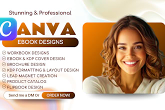 design digital flipbook on flipsnack, brochure design canva ebook layout design