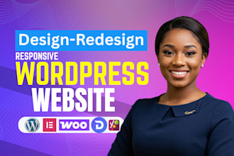 build wordpress website design elementor pro website development php