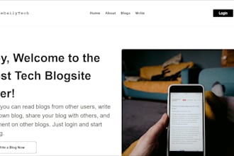 redesign website with modern UI UX enhancement
