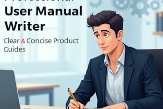 create user guide and manual writing expert