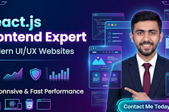 full stack web developer, laravel react js