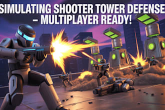 develop roblox simulation shooter tower defense action multiplayer ugc vfx asse