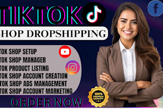 setup tiktok shop dropshipping promote tiktok shop ads tiktok shop marketing