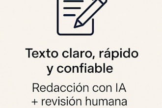 write fast and clear content using ai and human review