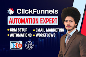 setup clickfunnels sales funnels and workflow automation