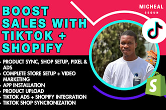 setup tiktok shop, sync shopify to tiktok shop, tiktok marketing video ads