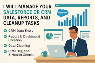 manage your salesforce or CRM data, reports, and cleanup
