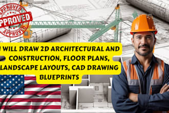 draw 2d architectural and construction floor plans landscape layouts