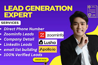 b2b lead gen, email list building, key contact info, direct dial