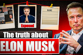 design bold documentary style youtube thumbnails