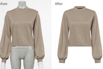 do any ghost mannequin and neck joint editing