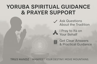 be your personal spiritual guide rooted in yoruba and ancestral wisdom