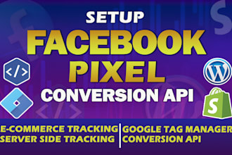 setup meta facebook pixel conversion API server side tracking shopify via GTM