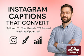 write high converting instagram captions tailored to your brand voice