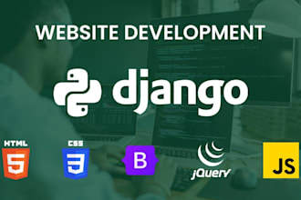 develop a professional web app using django and python