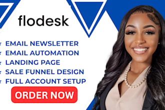 landing page sales page design on flodesk
